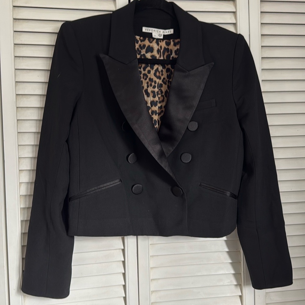 Cropped double breasted tuxedo